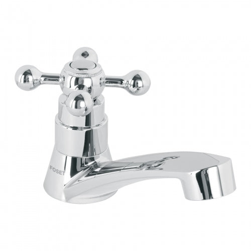 Llave individual para lavabo, ABS, maneral cruceta, Basic 48383 MP-144