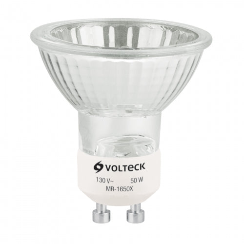 Lámpara de halógeno 50 W tipo MR 16 base GU10, Volteck 48380 MR-1650X