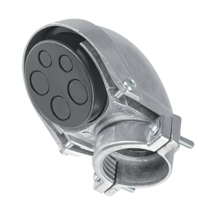 Mufa con abrazadera para tubo 1-1/4', Volteck 46943