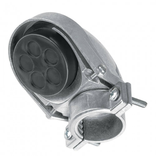 Mufa con abrazadera para tubo 1', Volteck 46940 MUFA-1