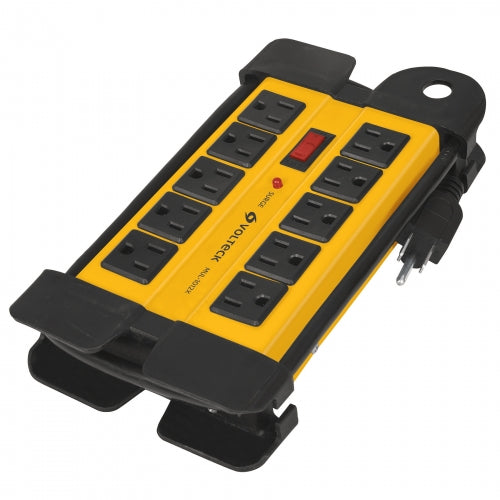 Multicontacto 14 AWG industrial supresor picos 10 entradas 48190 MUL-1012X