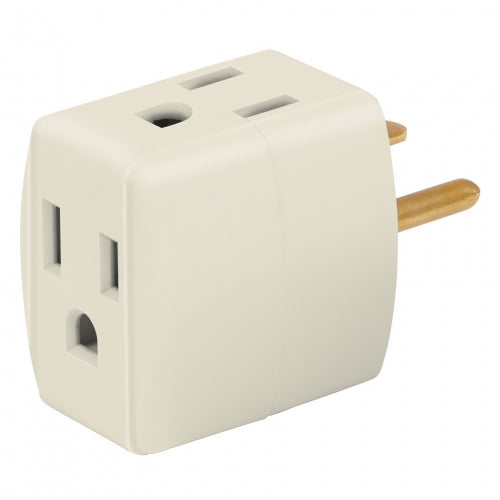 Multicontacto triple aterrizado, tipo cubo, Volteck 46800 MUL-310