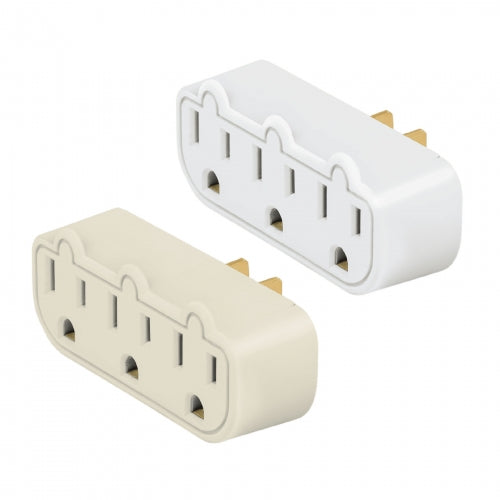 Multicontacto de barra triple aterrizado, a granel, Volteck 47199 MUL-320G