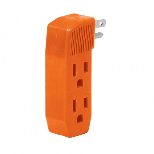 Multicontacto triple aterrizado, tipo 'F' reforzado, Volteck 46803 MUL-350