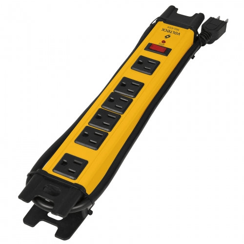 Multicontacto 14 AWG industrial supresor de picos 6 entradas 48186 MUL-612X