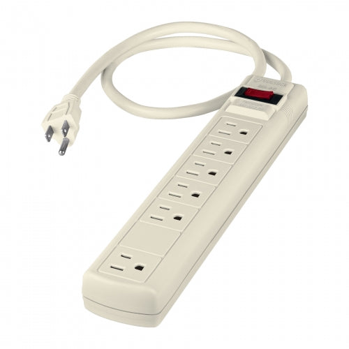 Multicontacto 14 AWG 6 entradas supresor de picos 450 joules 47184 MUL-645