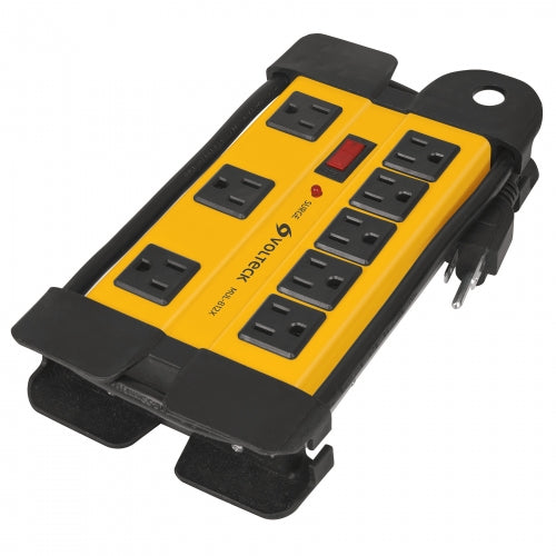 Multicontacto 14 AWG industrial supresor de picos 8 entradas 48188 MUL-812X