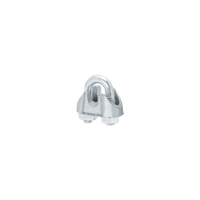 Bolsa c/100 nudos (perros) de hierro p/cable de 1/8', Fiero Código: 40704