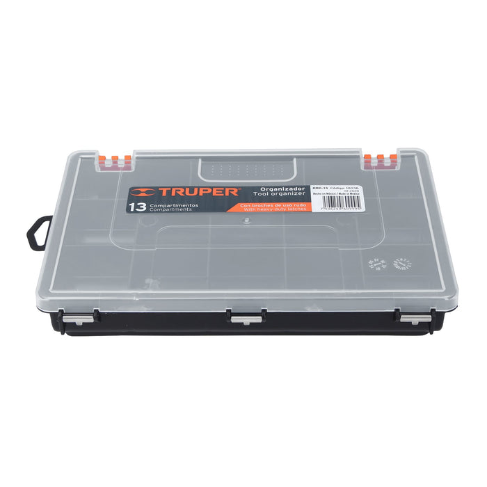 Organizador 10' con 13 compartimentos, Truper 10036 ORG-13