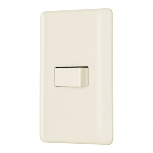 Placa armada 1 interruptor de escalera, marfil, Basic 26641 PA-APSE-EBI