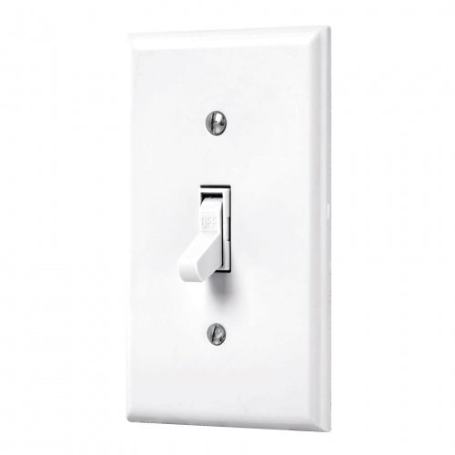 Placa armada interruptor sencillo, línea Standard, blanco 45952 PA-APSE-SB