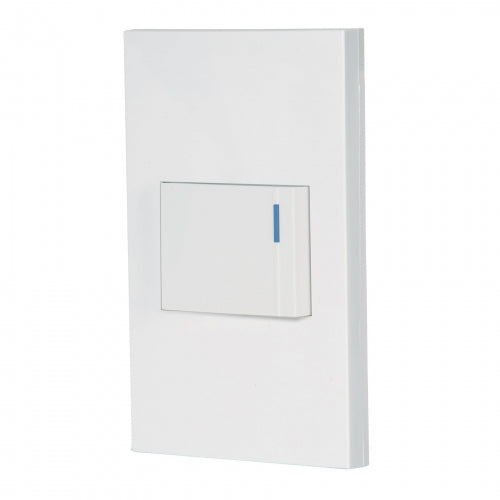 Placa armada 1 interruptor, 1.5 módulos, Española, blanco 45592 PA-APSE15-EB