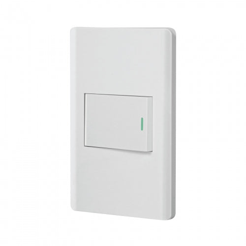 Placa armada blanca 1 interruptor 1.5 módulos, Lisboa 47958 PA-APSE15-LB