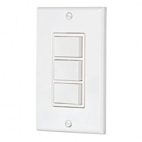 Placa armada con 3 interruptores sencillos, línea Classic 46339 PA-APTR-CLP