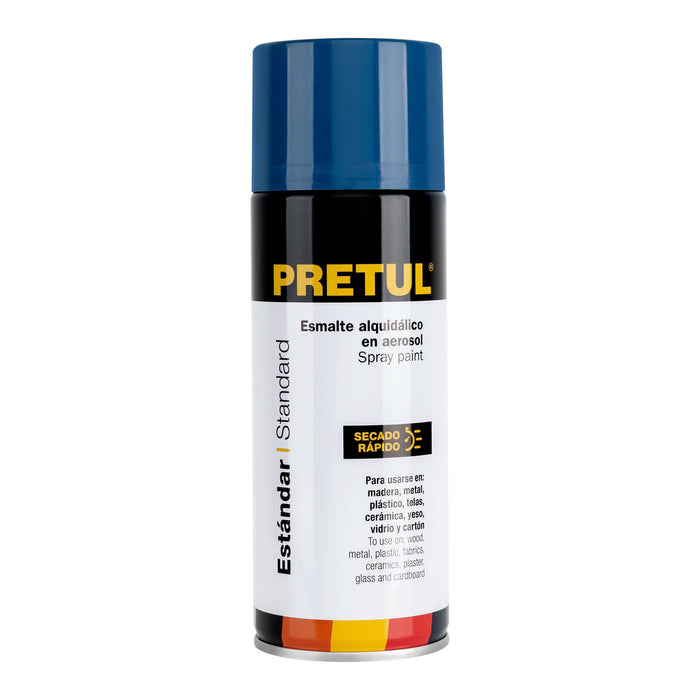 Pintura en aerosol, azul ultramar, 400ml, Pretul 27182 PA-AU-P