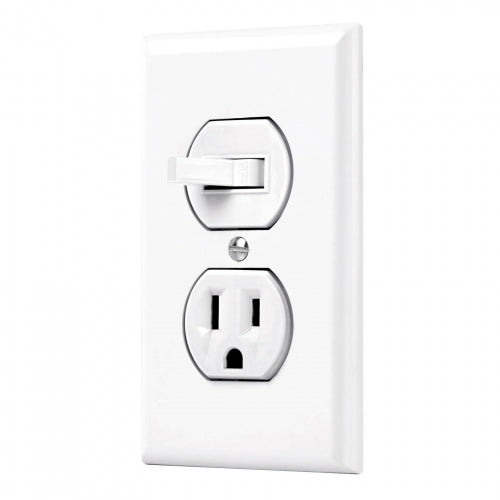 Placa armada interruptor y contacto, línea Standard, blanco 45950 PA-COAP-SB