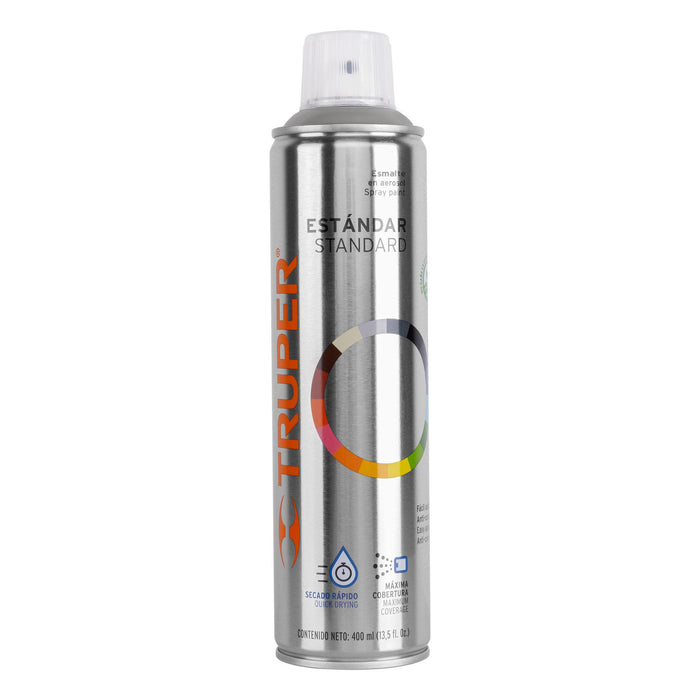 Pintura en aerosol, gris claro, bote esbelto, 400 ml 19045 PA-GC