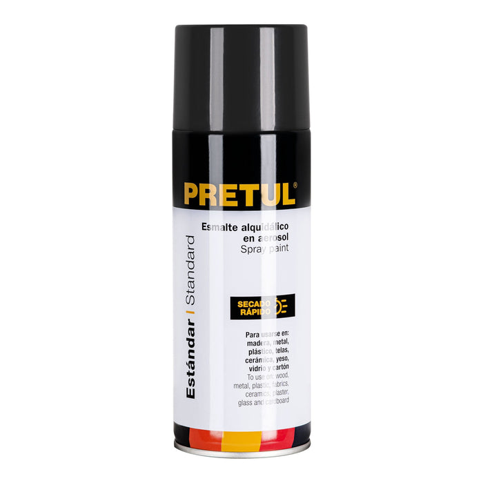 Pintura en aerosol, gris oscuro, 400 ml,Pretul 27004 PA-GO-P