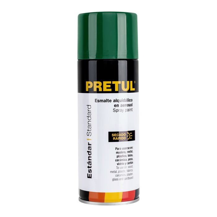 Pintura en aerosol, verde hoja, 400 ml, Pretul 27184 PA-VH-P