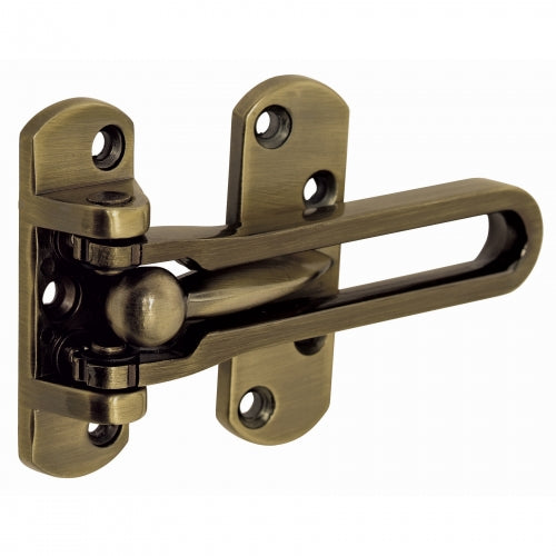 Pasador abatible para puerta, acabado latón antiguo, Hermex 43702 PAAB-2