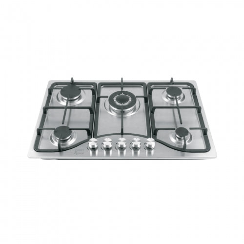 Parrilla gas empotrable 75cm, 5 quem, acero inox, Riviera 48316 PAE-755GA