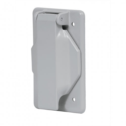 Placa tipo FS con cubierta, sencilla, sobreponer, Volteck 46434 PAFIN-SES