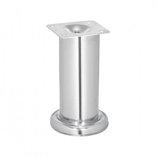 Pata para sofa y mueble, cromo, 120 mm altura, Hermex 49303 PAMU-12