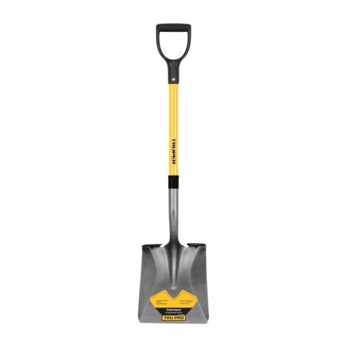 Truper, square point shovel, poly D fiberglass handle 17151 PCY-F