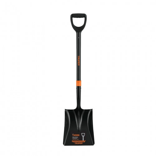 Pala cuadrada T-2000, puño 'Y' mango fibra de vidrio, Truper 102457 PCY-PF