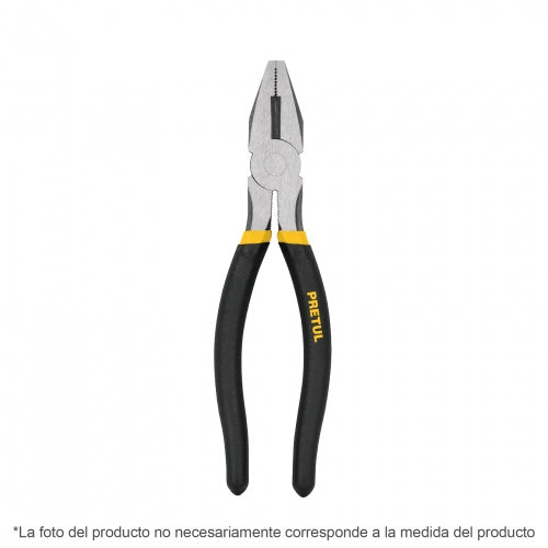 Pinza para electricista 7' mango de PVC, Pretul 22603 PEL-7P