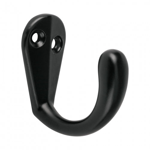 Gancho sencillo tipo perchero, negro, Hermex 46833 PEPU-06
