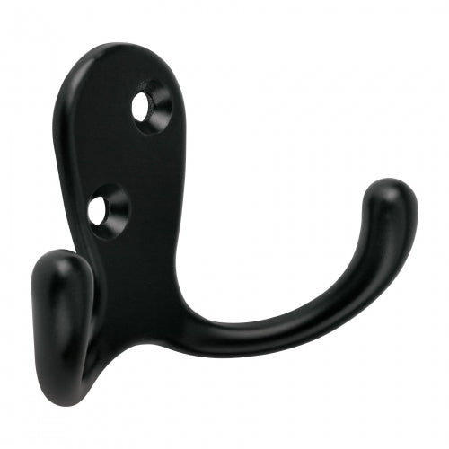 Gancho doble tipo perchero, negro, Hermex 46831 PEPU-26