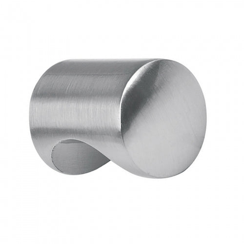 Perilla metálica estilo 'Cilindro', níquel satinado, Hermex 43807 PER-031