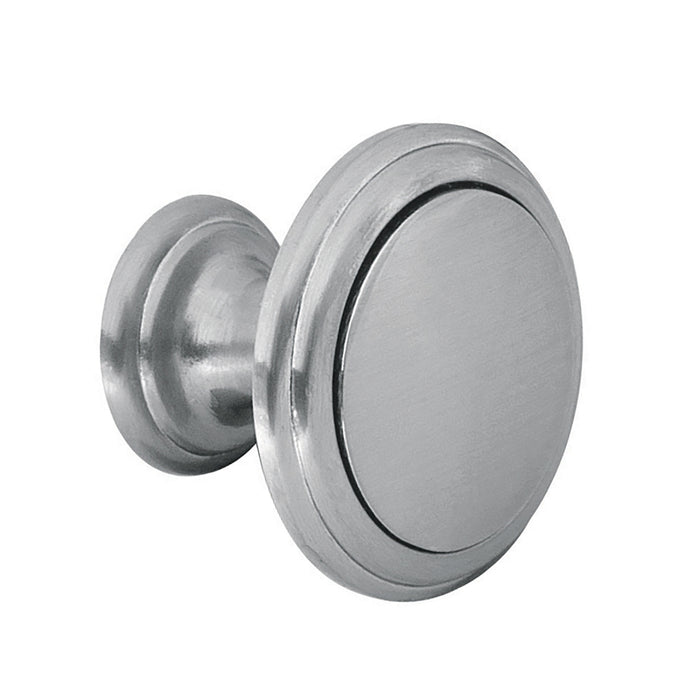 Perilla metálica estilo 'Moderno', níquel satinado, Hermex 43811 PER-071