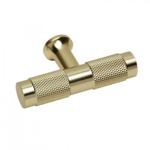 Perilla metálica estilo ' Segovia', latón brillante, Hermex 45832 PER-132
