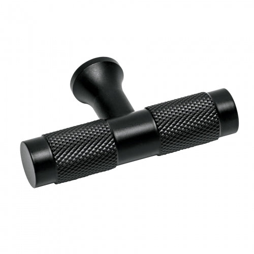Perilla metálica estilo 'Segovia', negro, Hermex 45830 PER-136
