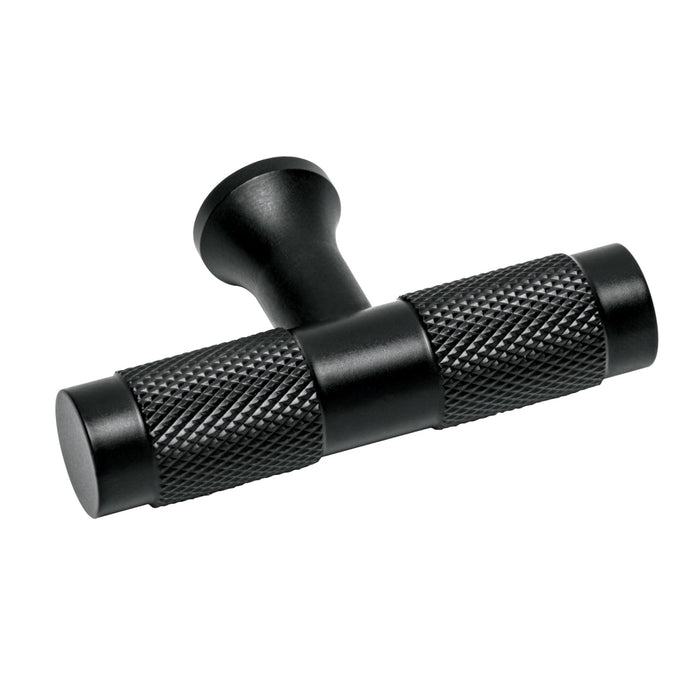 Perilla metálica estilo 'Segovia', negro, Hermex 45830 PER-136