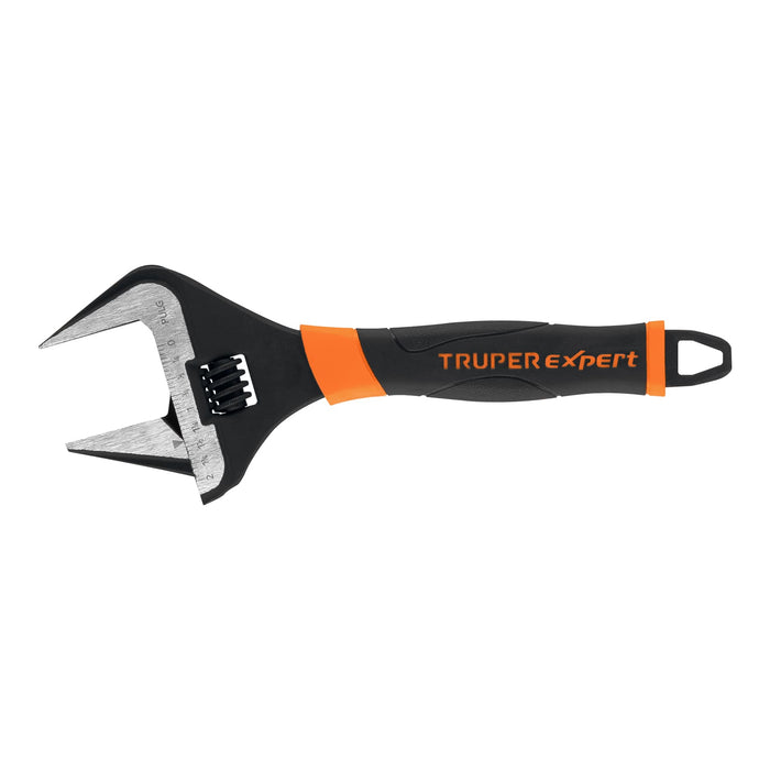 Llave ajustable (perico) 10' boca ancha Comfort Grip, Expert 101035 PET-10XA