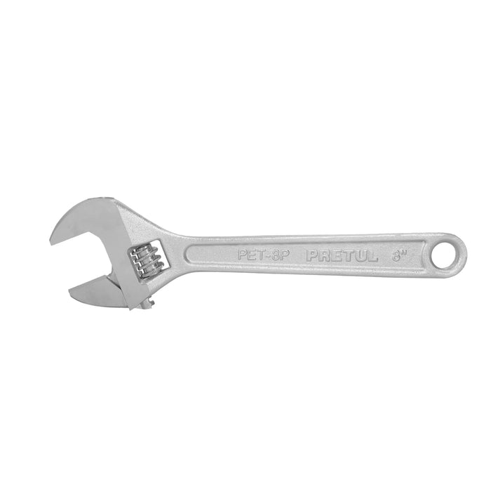 Llave ajustable (perico) 8' cromada, Pretul 21815 PET-8P