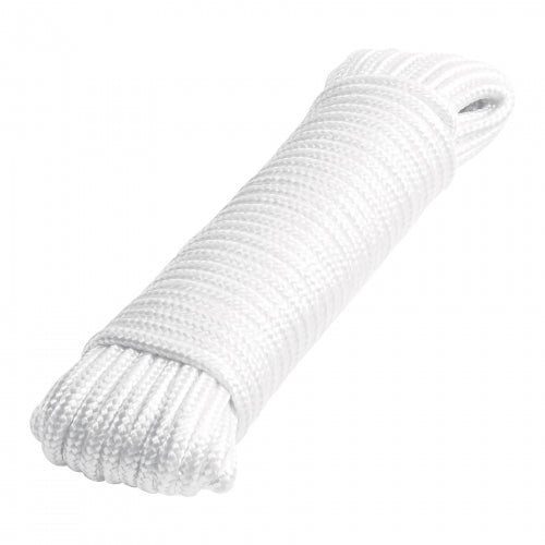 Piola de poliéster diamante de 5 mm x 15 m blanca, Fiero 48393 PIO-515P