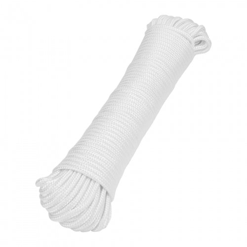 Piola de poliéster diamante de 5 mm x 30 m blanca, Fiero 48396 PIO-530P