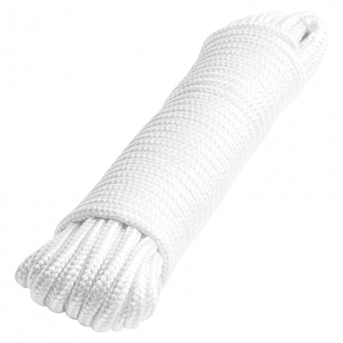Piola de poliéster diamante de 6 mm x 15 m blanca, Fiero 48394 PIO-615P