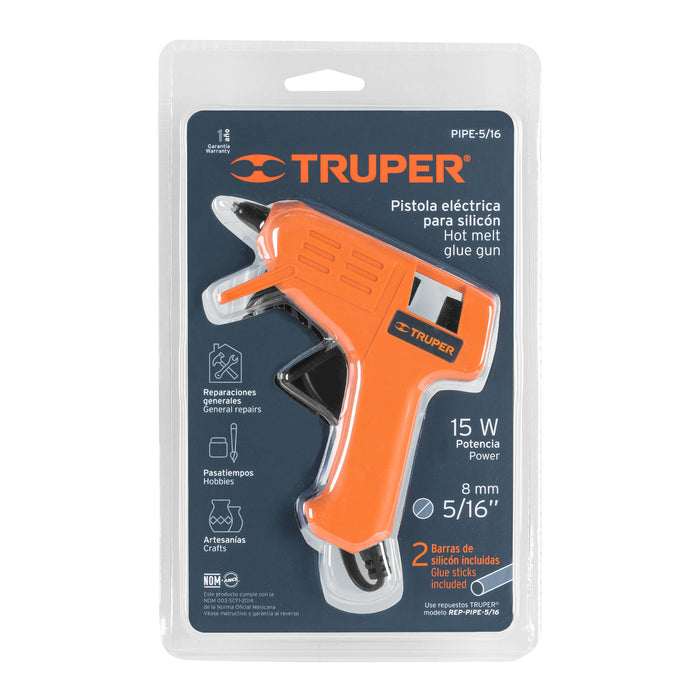 Pistola eléctrica para silicón de 5/16', Truper Código: 17535