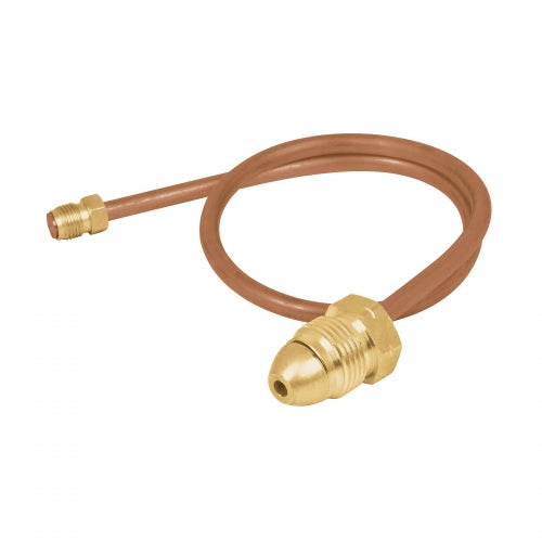 Pigtail con tuerca izquierda, punta pol, 50 cm, Foset 49964 PIPO-50