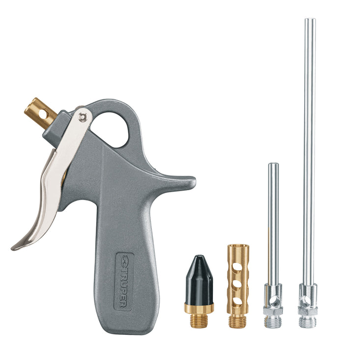Pistola para sopletear con 5 boquillas, Truper 10645 PISO-5X