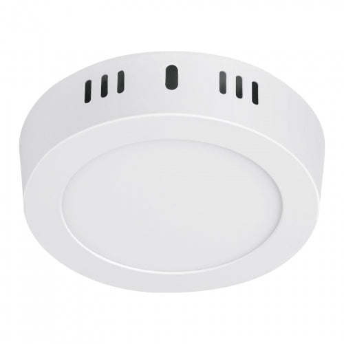 Luminario LED tipo plafón 6 W, redondo, luz de día, blanco 46711 PLA-203L
