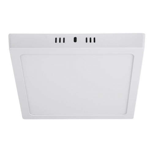 Luminario LED tipo plafón 18 W, cuadrado, luz de día, blanco 47444 PLA-212L