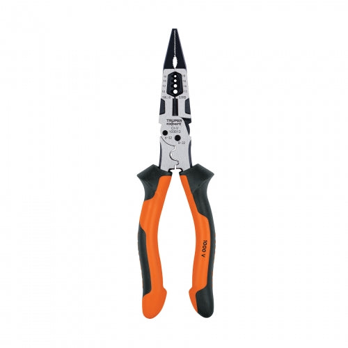 Pinza multiuso 8' punta larga, comfort grip, Truper expert 103013 PMU-8PX