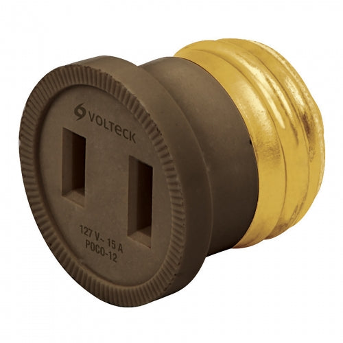 Adaptador de portalámpara a contacto, Volteck 46490 POCO-12