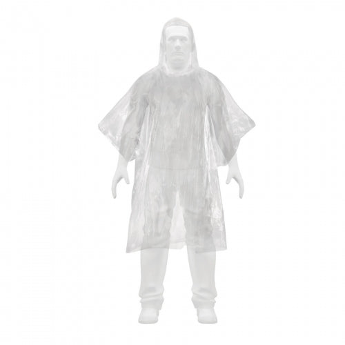 Poncho o capamanga desechable de polietileno, Pretul 27089 PONCHO-PD